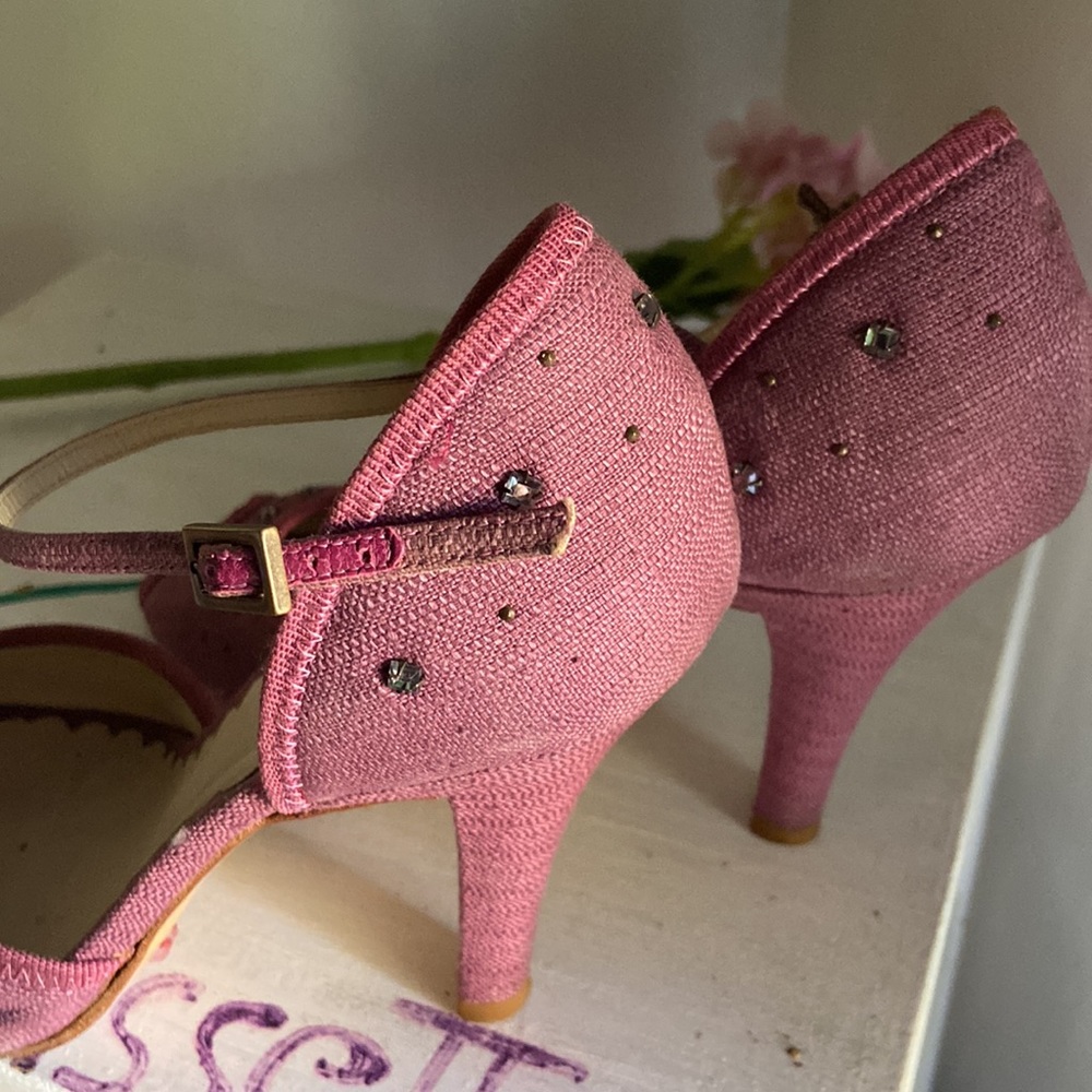 Marc Jacobs Pink Peep-Toe Ankle-Strap Heels - Picture 8 of 15